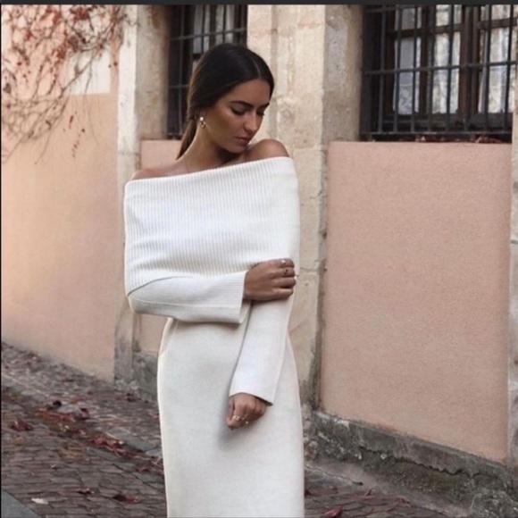 Zara Long Knit Dress - Picture 5 of 15